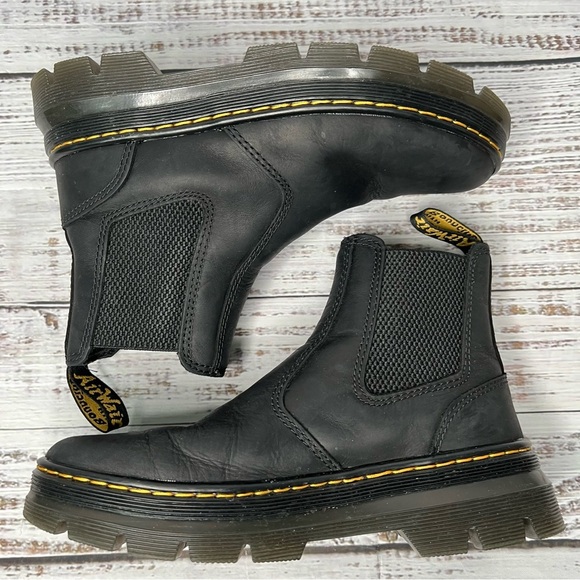 Dr Martens Women’s 6 Embury Chelsea Leather Boots Black - Picture 2 of 12